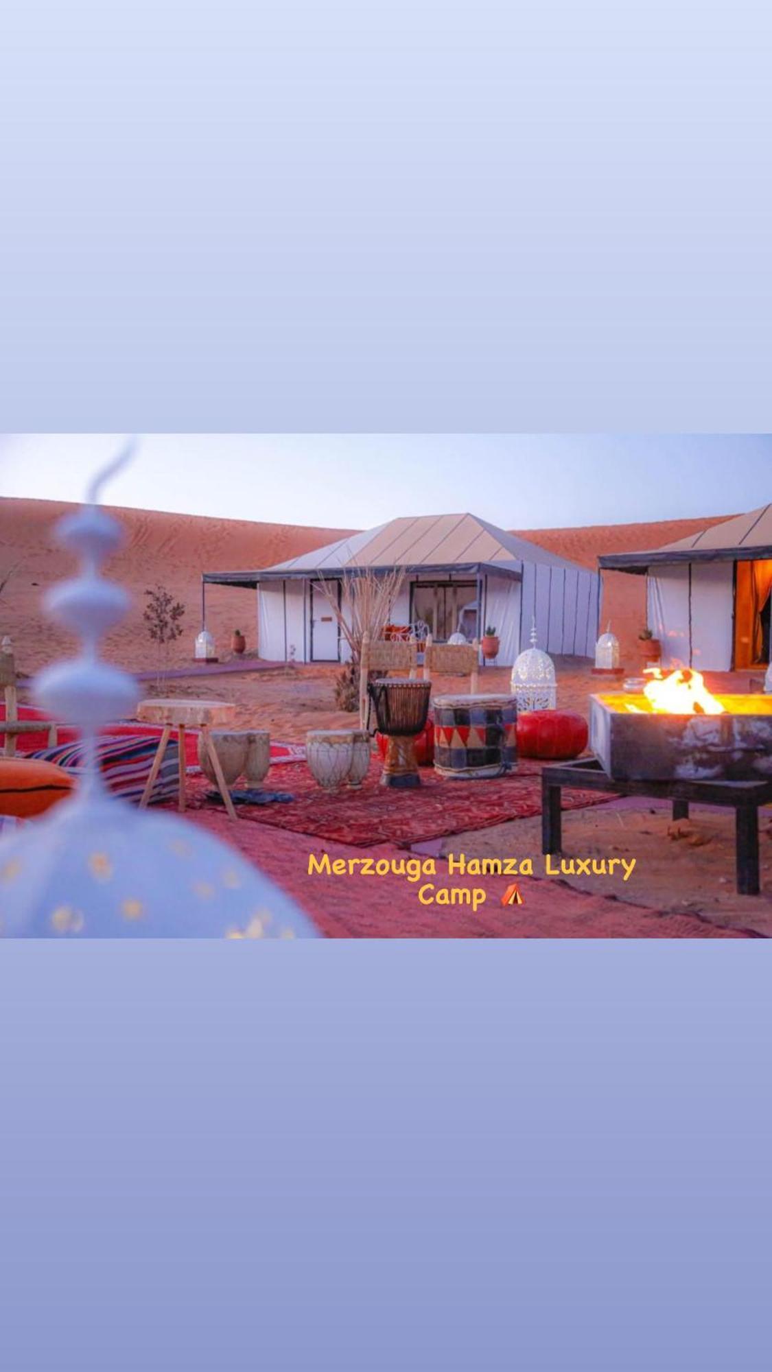 Merzouga Hamza Luxury Camp Exterior foto