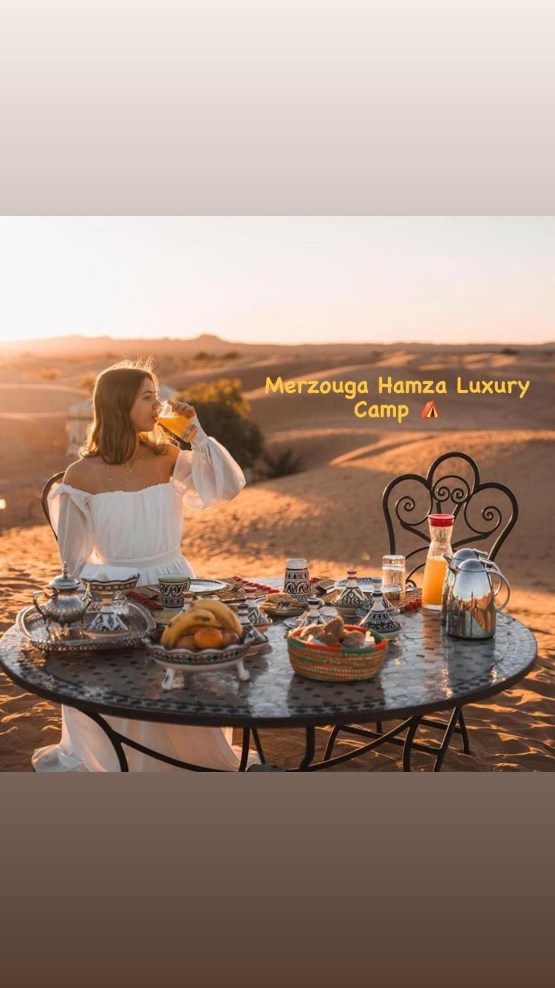 Merzouga Hamza Luxury Camp Exterior foto